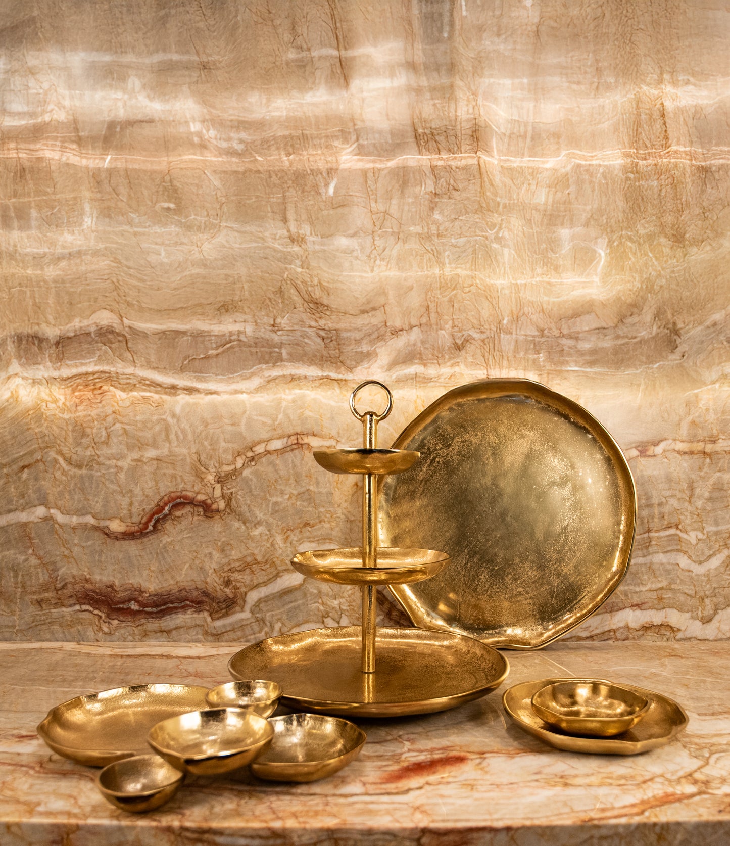Golden Gate Nesting Plates Set of 3