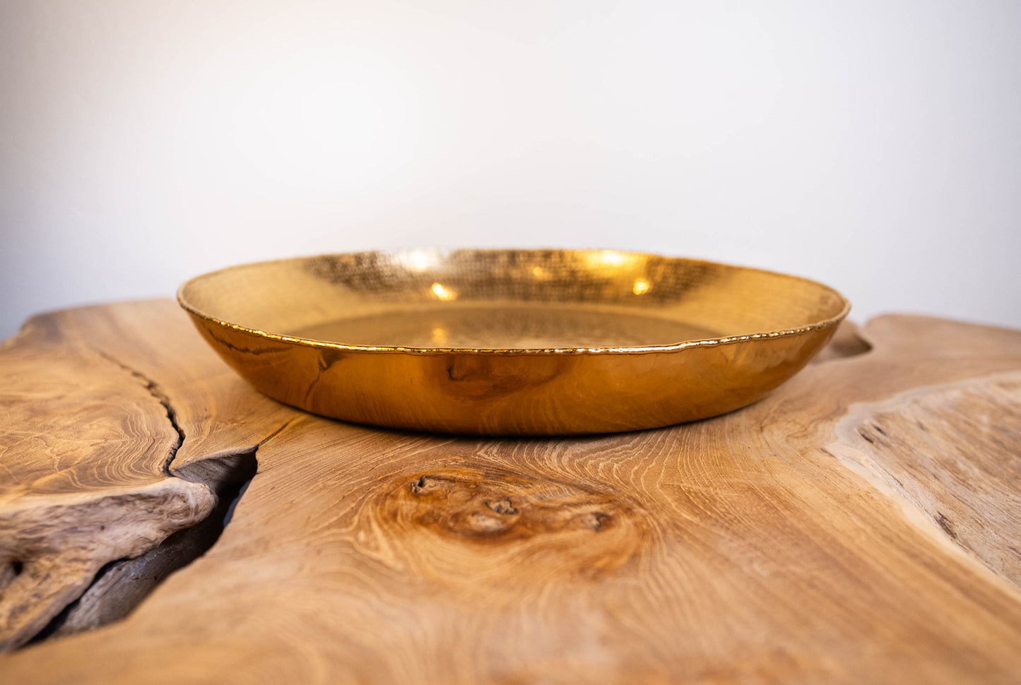 Monterey Bay Handhammered Light Gold Bowl