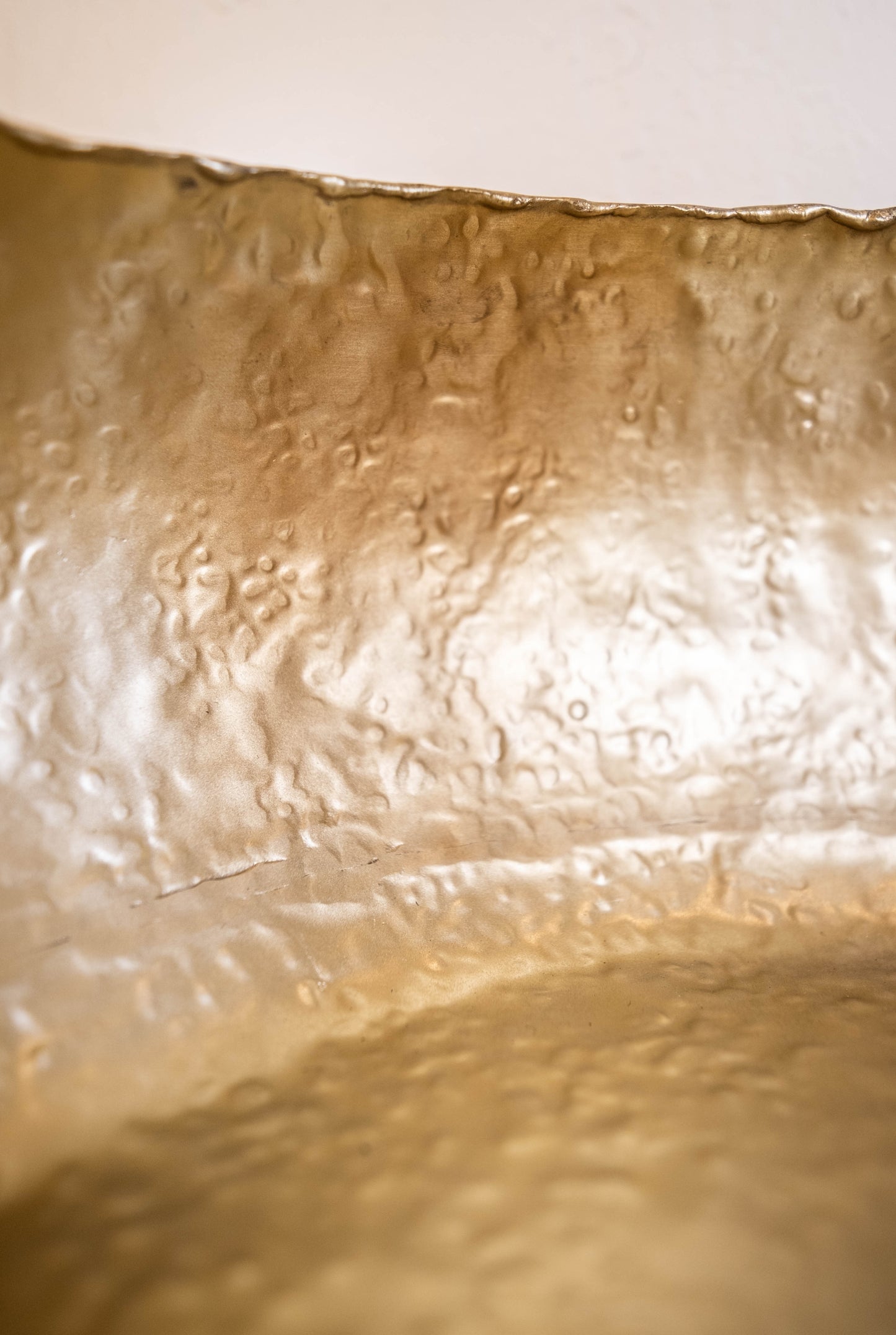 Big Sur Handcrafted Gold Textured Bowl