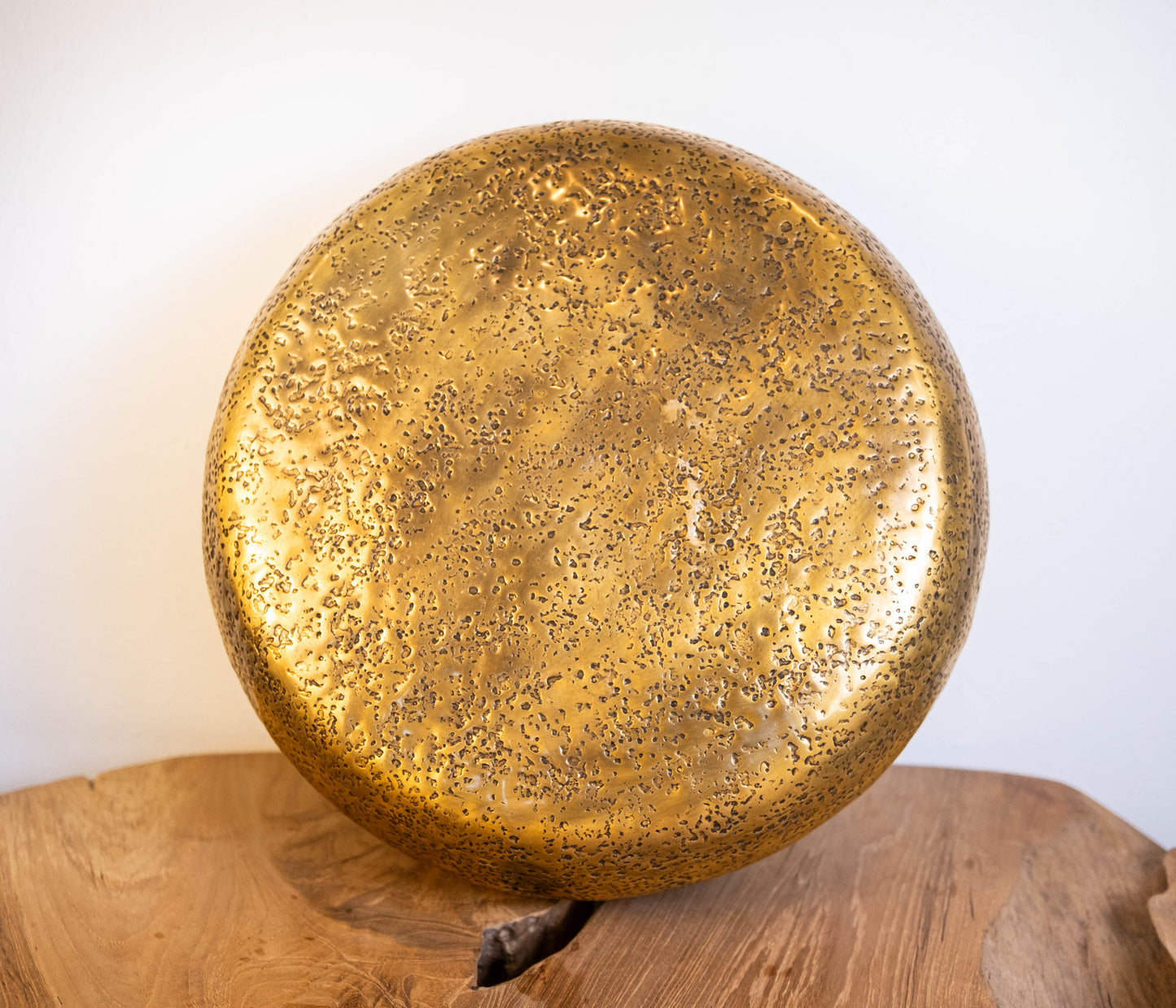 Big Sur Handcrafted Gold Textured Bowl