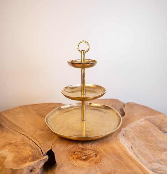 Golden Gate Three-Tier Serving Stand