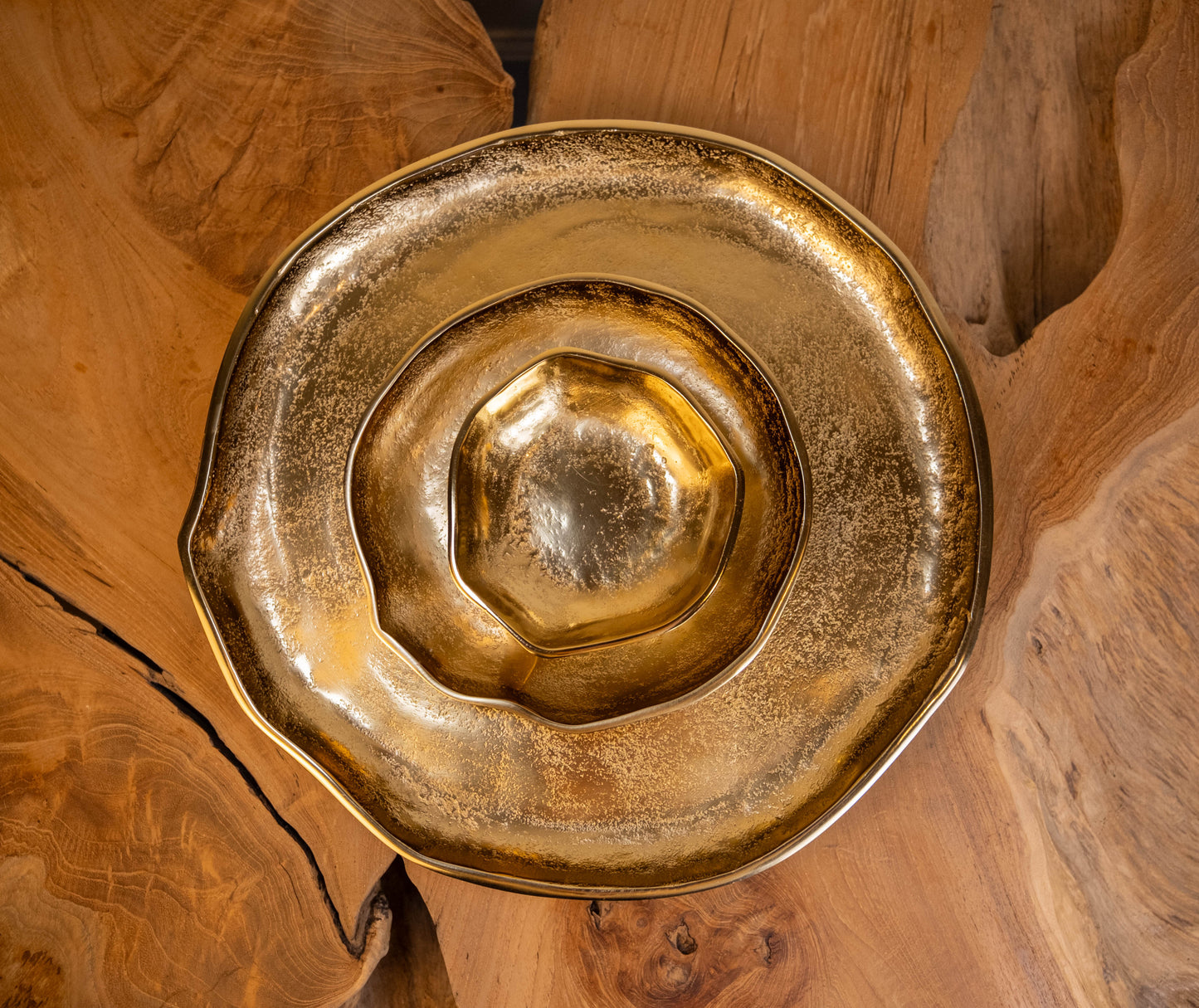 Golden Gate Nesting Plates Set of 3