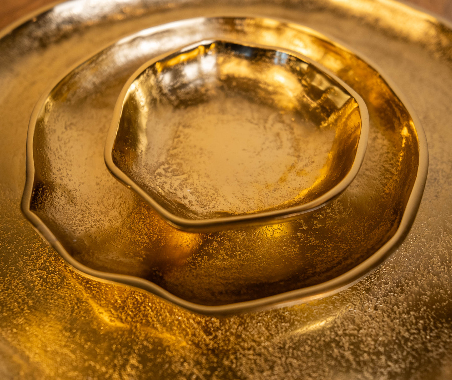 Golden Gate Nesting Plates Set of 3