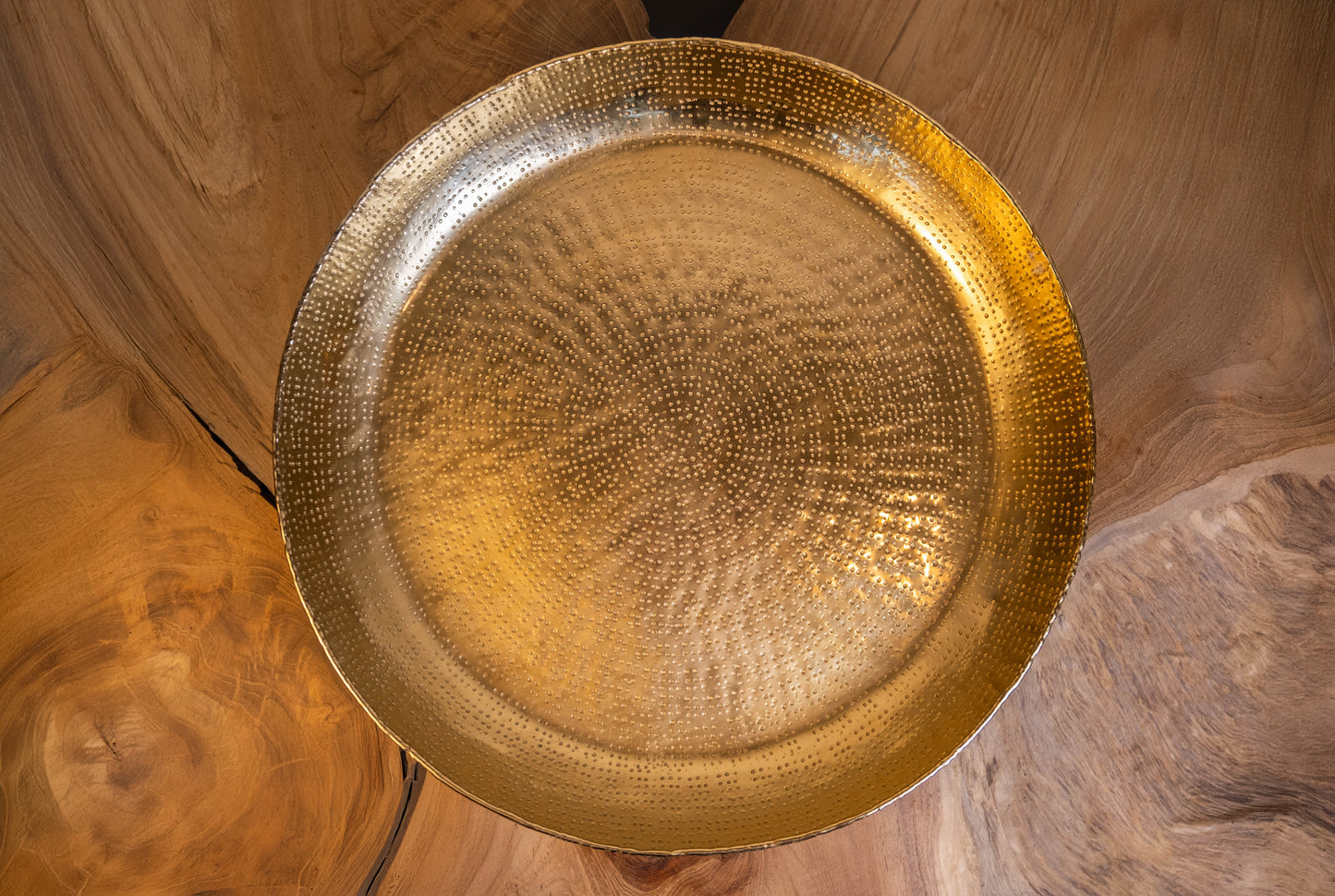 Monterey Bay Handhammered Light Gold Bowl