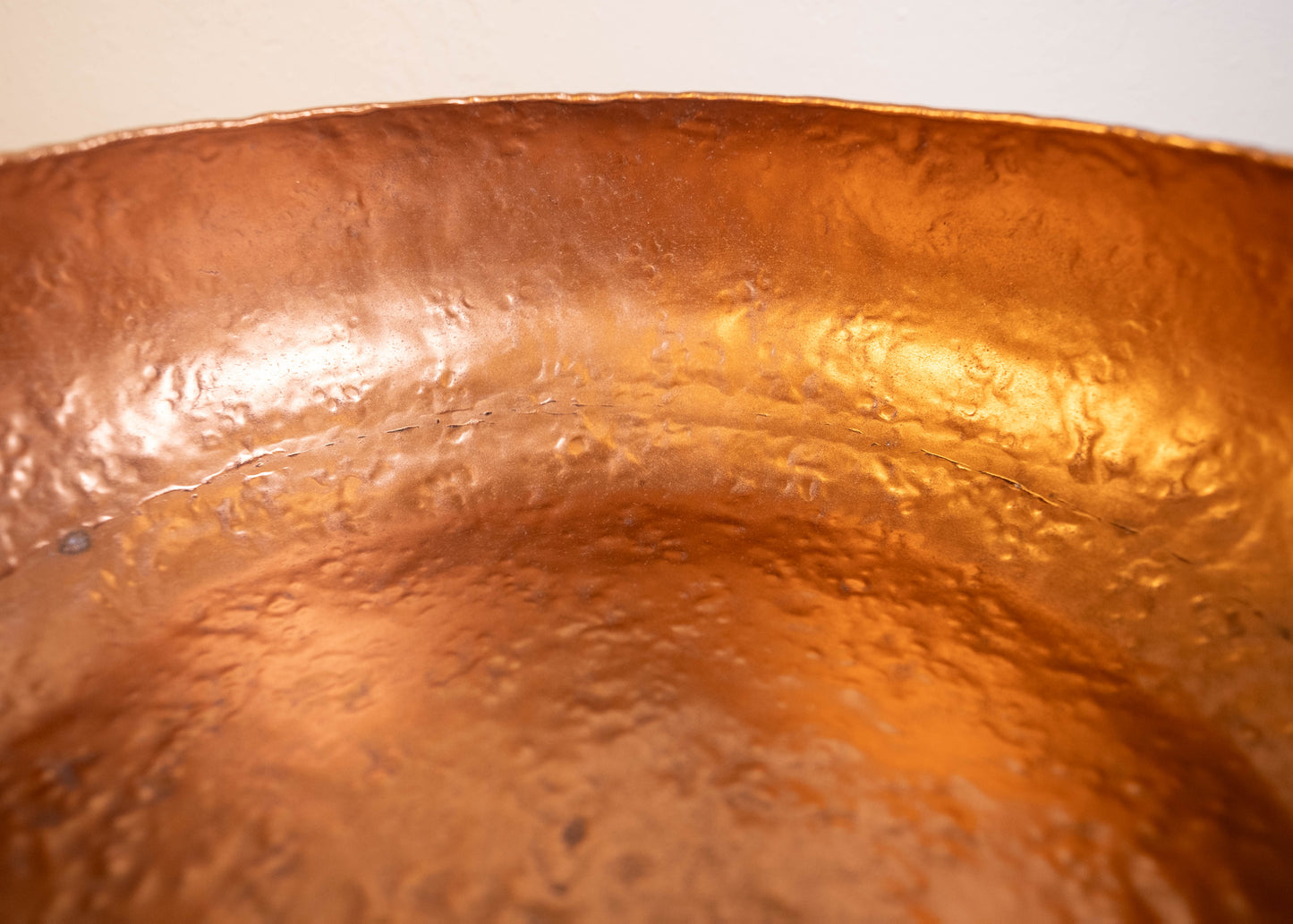 Big Sur Handcrafted Copper Textured Bowl