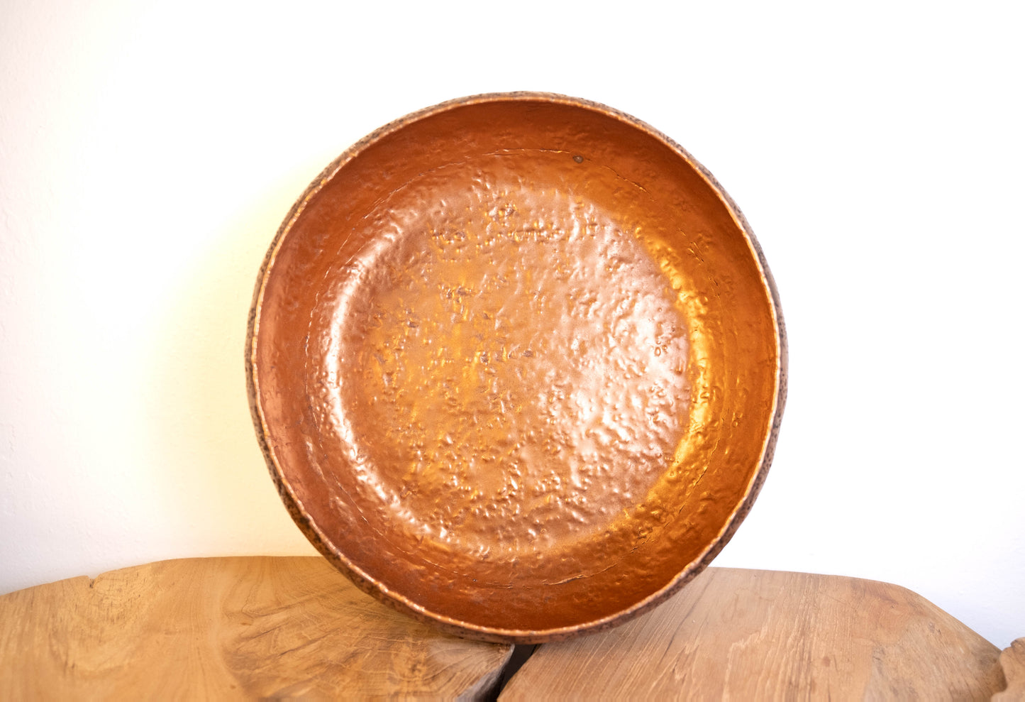 Big Sur Handcrafted Copper Textured Bowl
