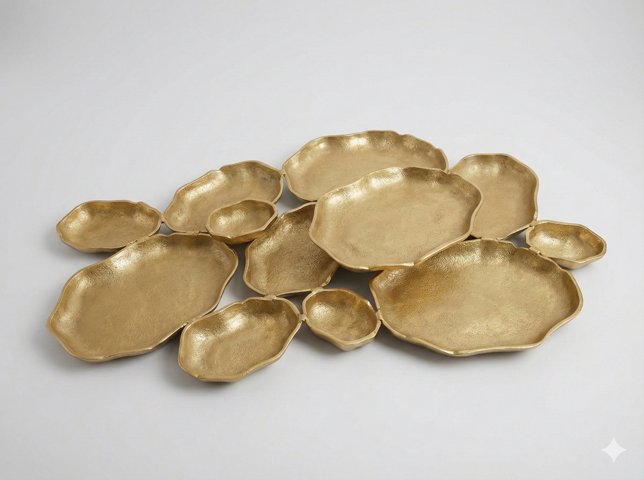 Golden Gate 12 cluster bowl Gold