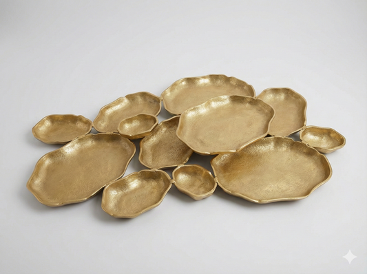 Golden Gate 12 cluster bowl Gold