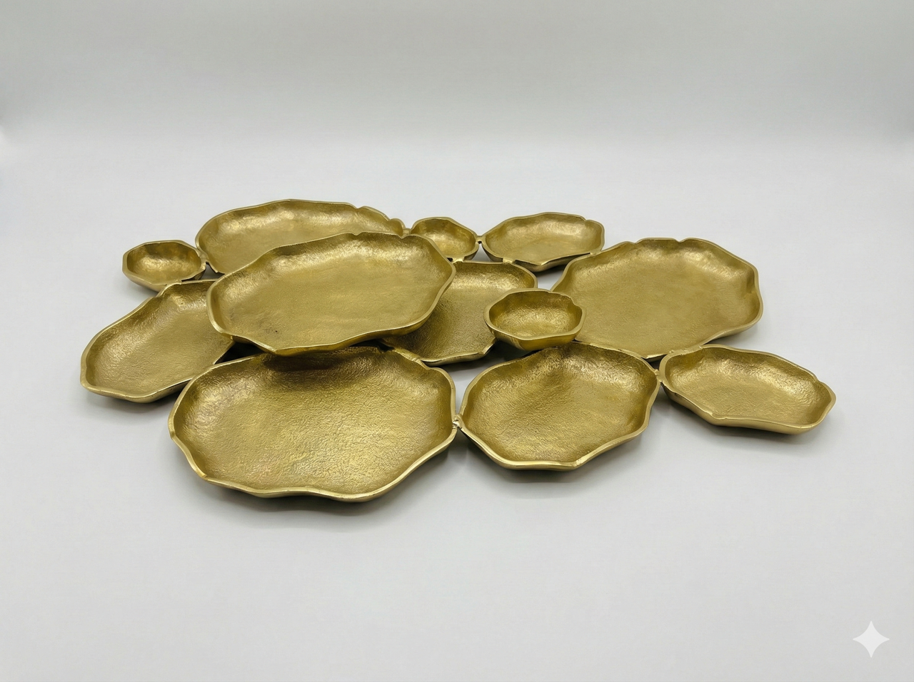 Golden Gate 12 cluster bowl Gold