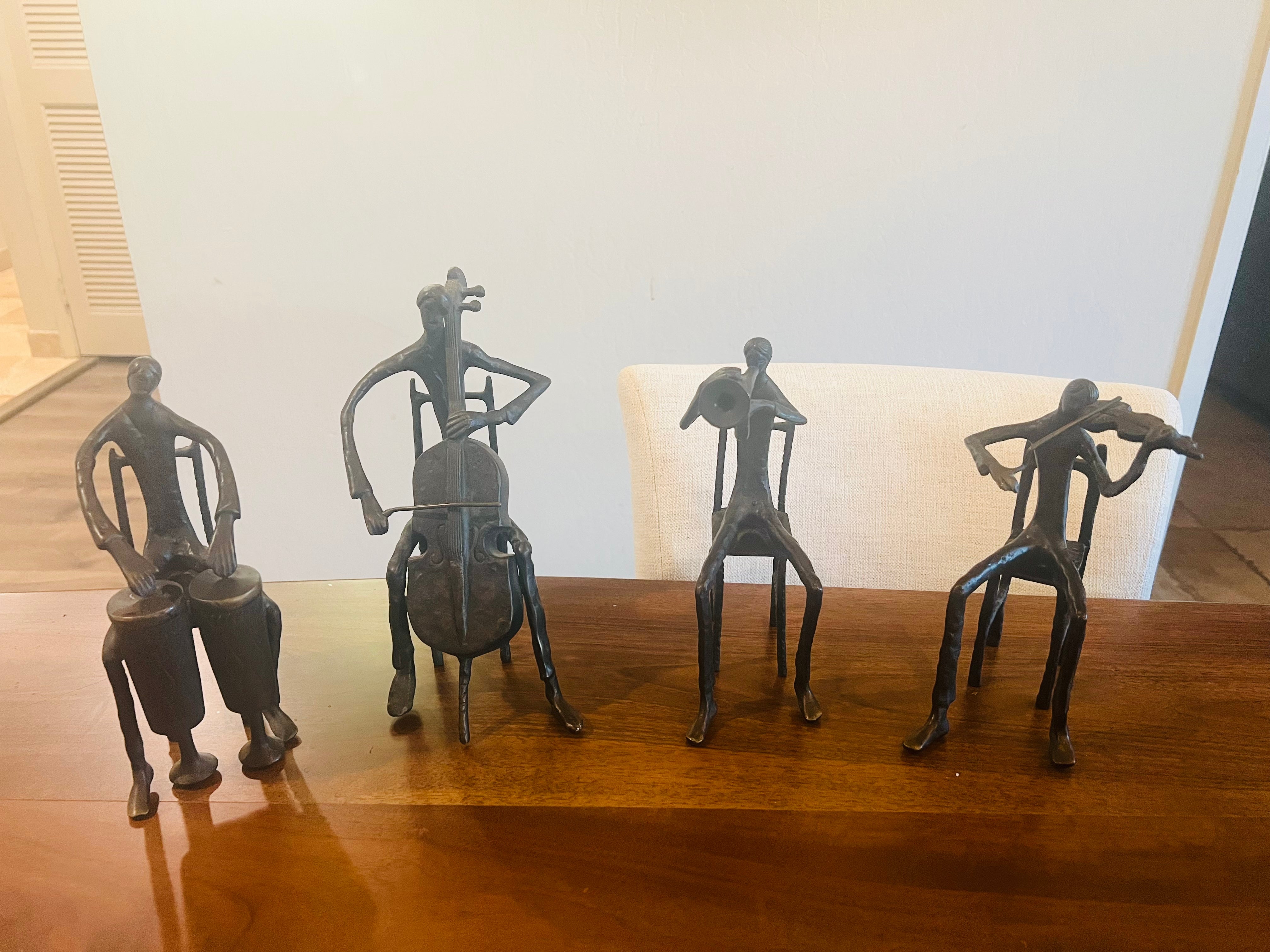 Brass Musicians set of 4
