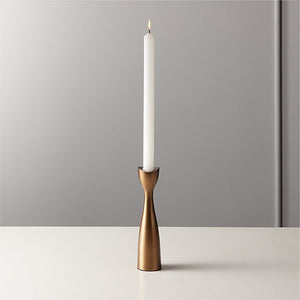 Bronze taper candle holder