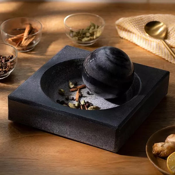 erebus marble mortar & pestle