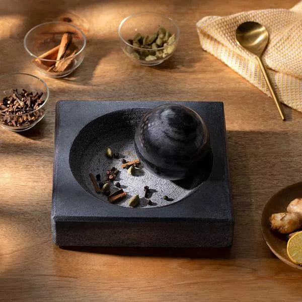 erebus marble mortar & pestle